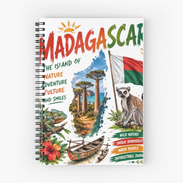 Item preview, Madagascar – The Island of Nature & Adventure designed and sold by Countries&Cities Shop.