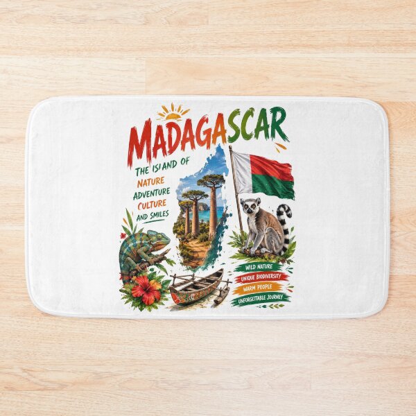 Item preview, Madagascar – The Island of Nature & Adventure designed and sold by Countries&Cities Shop.