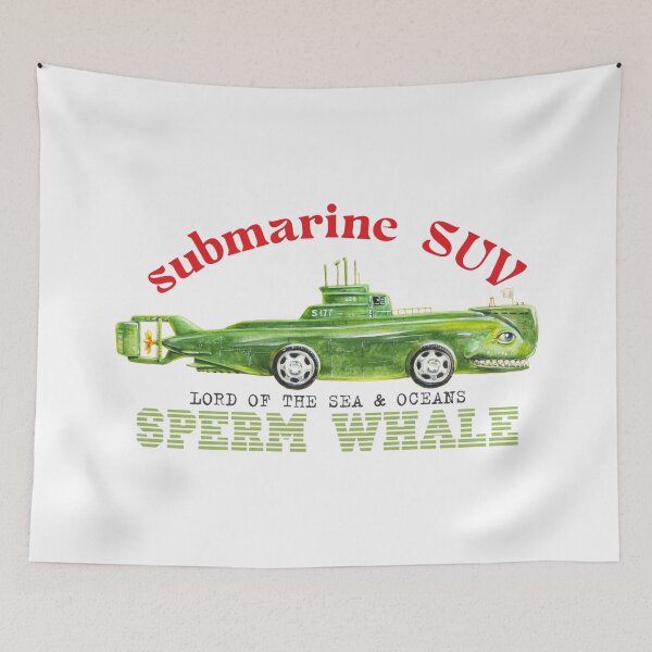 Item preview, submarine SPERM WHALOT lord of the seas and oceans designed and sold by AleksARTua.
