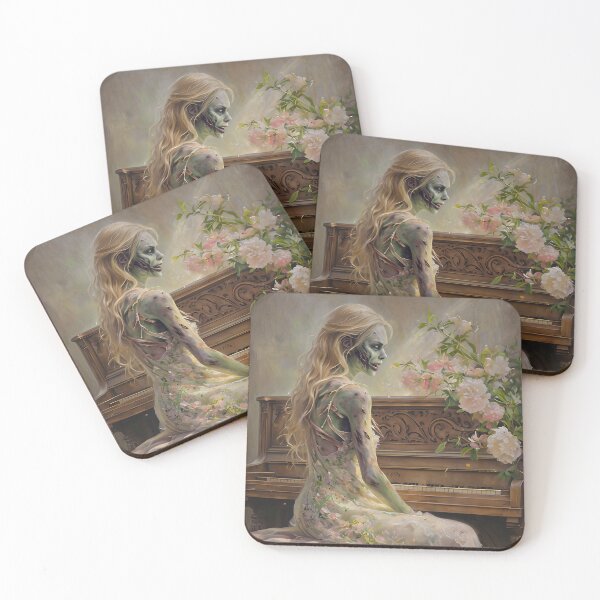 Item preview, Zombie Woman at Piano designed and sold by NightTimeJ.
