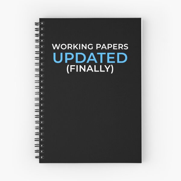 Item preview, Working Papers Updated (Finally) Funny Audit Intern Shirt – CPA Accounting Humor Tee      designed and sold by FCA SIR MERCH .