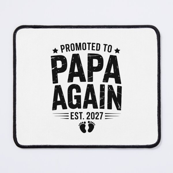 Item preview, Promoted to Papa Again 2027 designed and sold by jkrphoto.