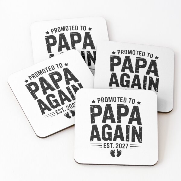 Item preview, Promoted to Papa Again 2027 designed and sold by jkrphoto.