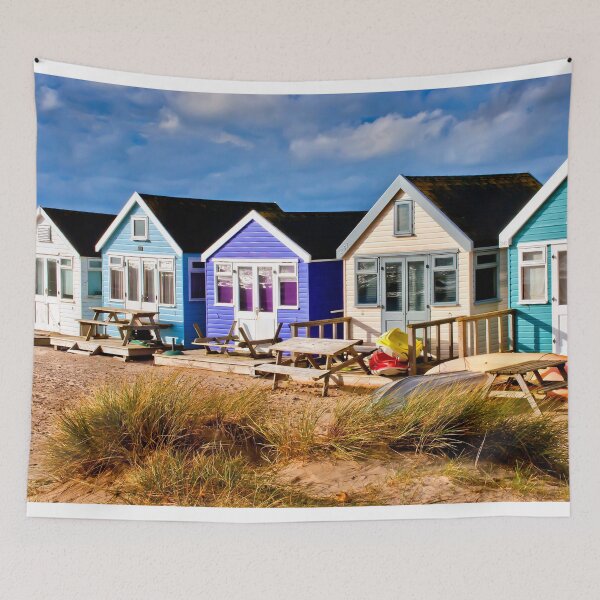Item preview, Beach Huts Hengistbury Head Dorset Coast designed and sold by AndyEvansPhotos.