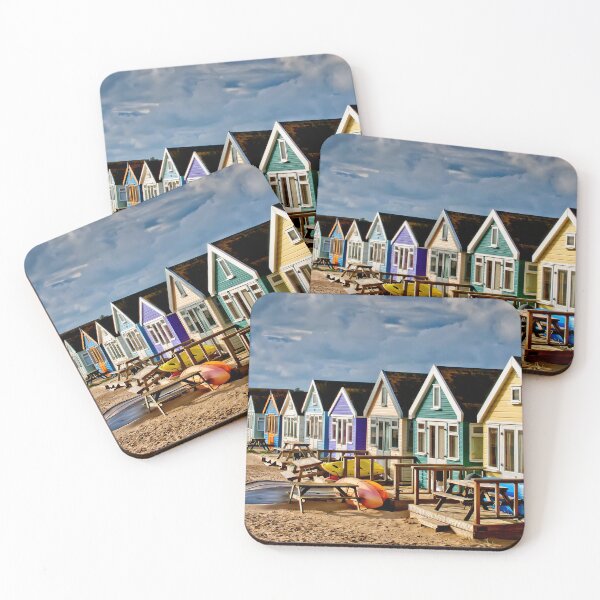 Item preview, Beach Huts Hengistbury Head Dorset Coast designed and sold by AndyEvansPhotos.