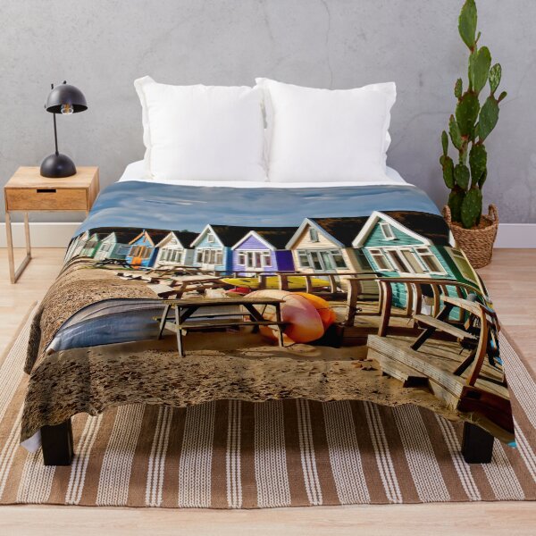 Item preview, Beach Huts Hengistbury Head Dorset Coast designed and sold by AndyEvansPhotos.