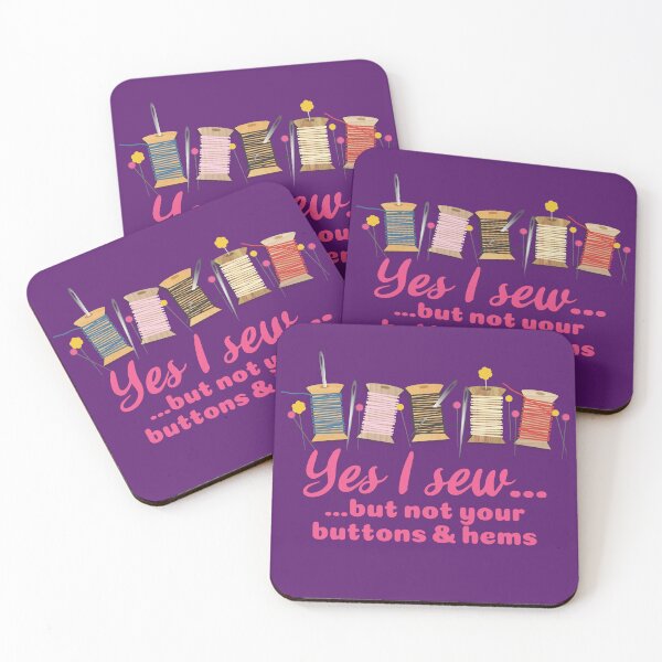 Item preview, Yes I sew snarky sewing seamstress spools of thread pins needles designed and sold by BigMRanch.