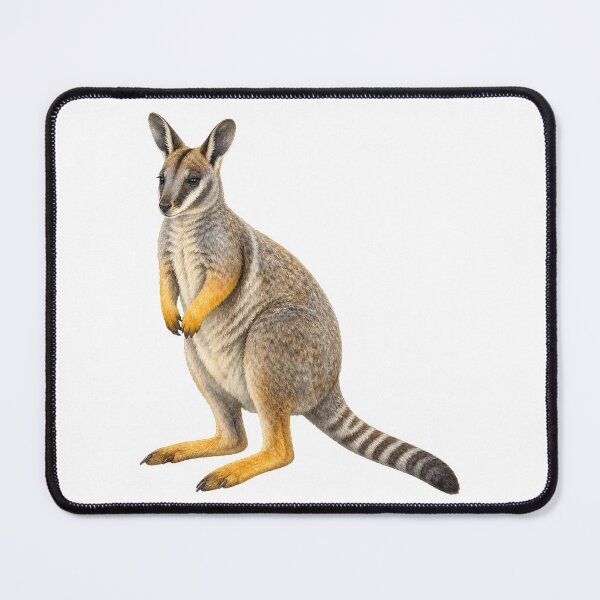 Item preview, Yellow-Footed Rock-Wallaby Wildlife Illustration designed and sold by Jaruart.