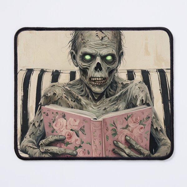 Item preview, Zombie On the Couch - Undead Reader designed and sold by NightTimeJ.