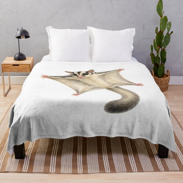 Item preview, Gliding Sugar Glider Wildlife Illustration designed and sold by Jaruart.