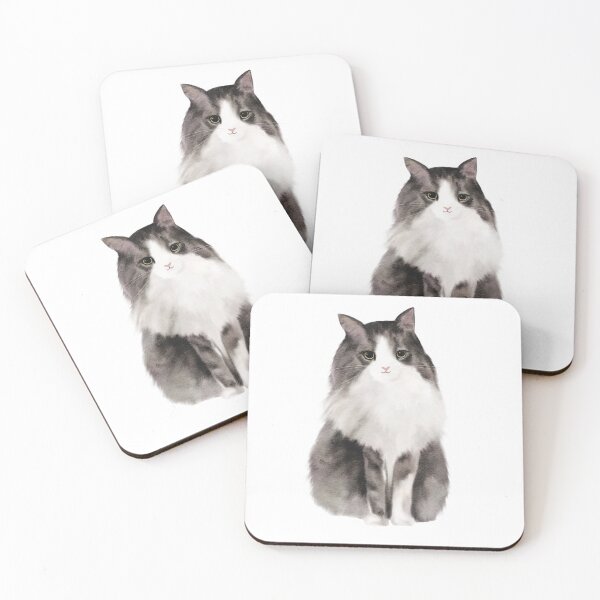 Item preview, cat fluff designed and sold by farbwelten by sarah.