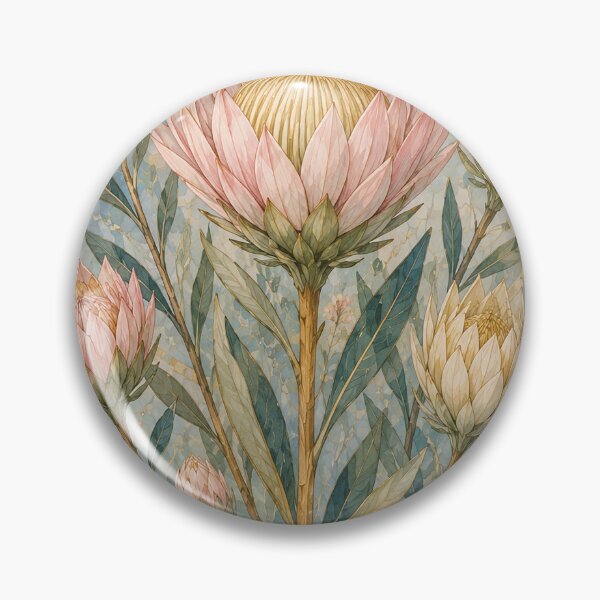 Item preview, Botanical Protea Flower designed and sold by Lizetteh.