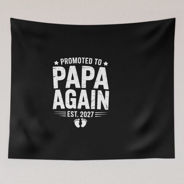 Item preview, Promoted to Papa Again 2027 designed and sold by jkrphoto.