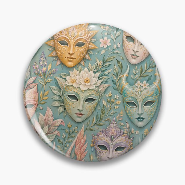 Item preview, Ornate Masquerade Masks Pattern designed and sold by Lizetteh.