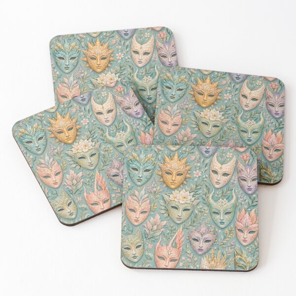 Item preview, Ornate Masquerade Masks Pattern designed and sold by Lizetteh.