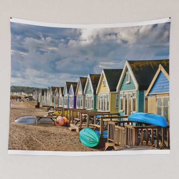 Item preview, Beach Huts Hengistbury Head Dorset Coast designed and sold by AndyEvansPhotos.