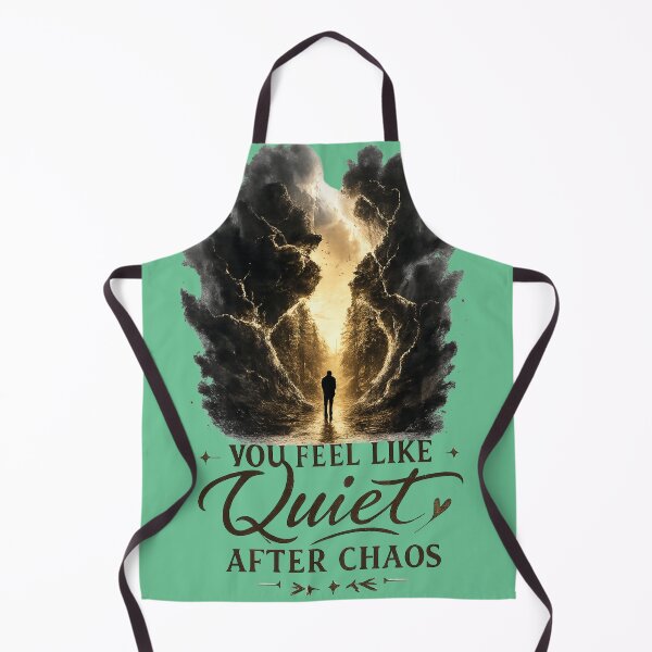 Item preview, You Feel Like Quiet After Chaos Romantic Healing Love Design designed and sold by JagrDesigns.