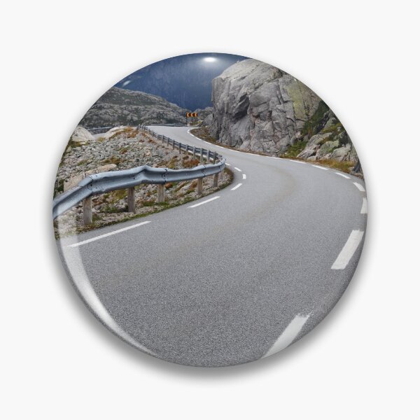 Item preview, Norwegian mountains, winding road - Original photography designed and sold by studio838.