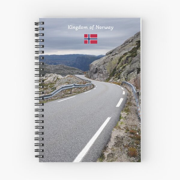 Item preview, Norwegian mountains, winding road - Original photography designed and sold by studio838.