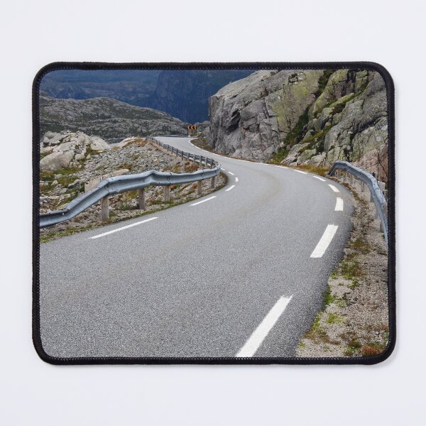 Item preview, Norwegian mountains, winding road - Original photography designed and sold by studio838.