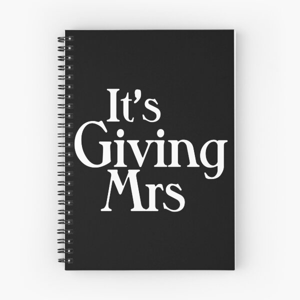 Item preview, Its Giving Mrs Shirt Bride To Be Tee Newly Engaged Gift Bachelorette Party Outfit Bridal Shower Shirt designed and sold by LessIsLoud.
