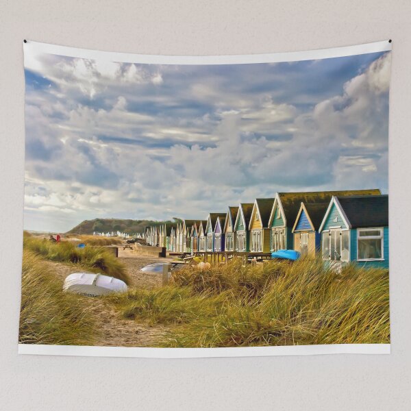 Item preview, Beach Huts Hengistbury Head Dorset Coast designed and sold by AndyEvansPhotos.