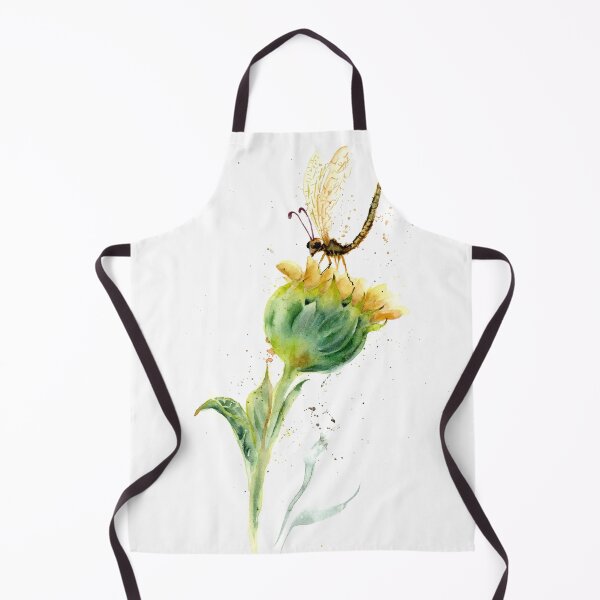 Item preview, dragonfly and flower designed and sold by PaintsPassion.
