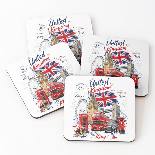 Item preview, United Kingdom – Land of History, Pride & Culture designed and sold by Countries&Cities Shop.