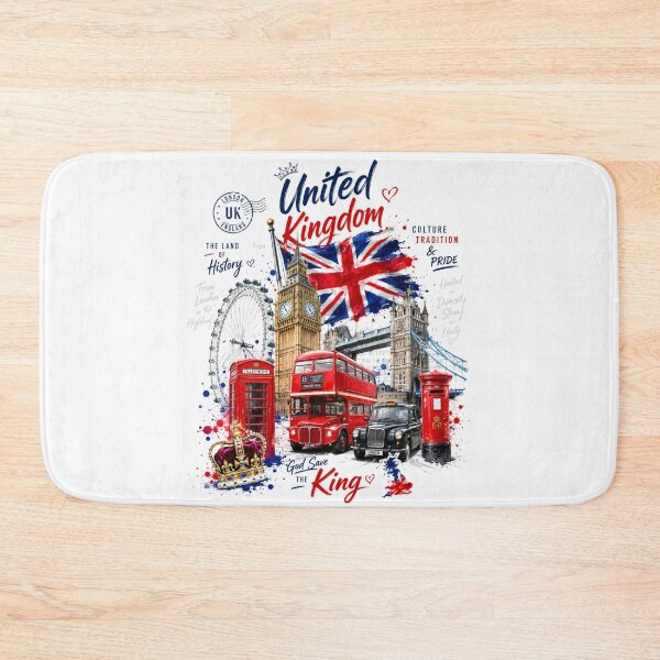 Item preview, United Kingdom – Land of History, Pride & Culture designed and sold by Countries&Cities Shop.