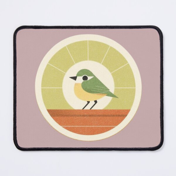 Item preview, Retro Green Bird designed and sold by mellow-koko.