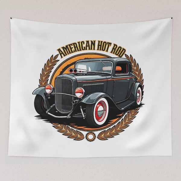 Item preview, American Hot Rod Victory Wreath 3-Window Coupe designed and sold by rgagliardi2017.