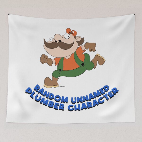 Item preview, Random Unnamed Plumber Character designed and sold by Chumpmonkey Art.