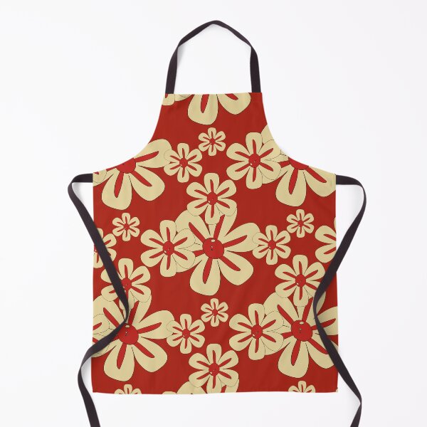 Item preview, Retro beige Flowers 12 – Vintage Flower Design designed and sold by StefanStudioArt.