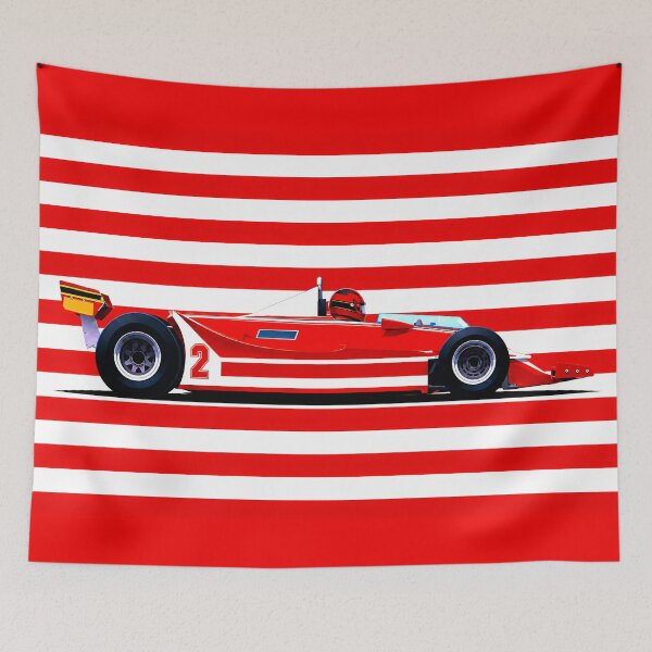Item preview, Gilles Villeneuve 1980 312T F1 Car  designed and sold by PitWallArt.