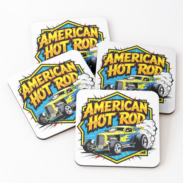 Item preview, Yellow American Hot Rod Dragster Burnout Art designed and sold by rgagliardi2017.