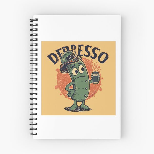 Item preview, Depresso Without My Espresso Retro Mascot designed and sold by Concrete Calm.
