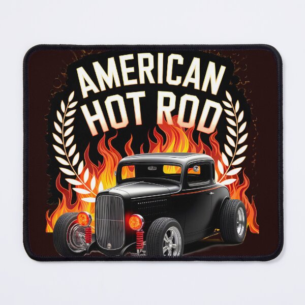 Item preview, Matte Black Flame Hot Rod Coupe designed and sold by rgagliardi2017.
