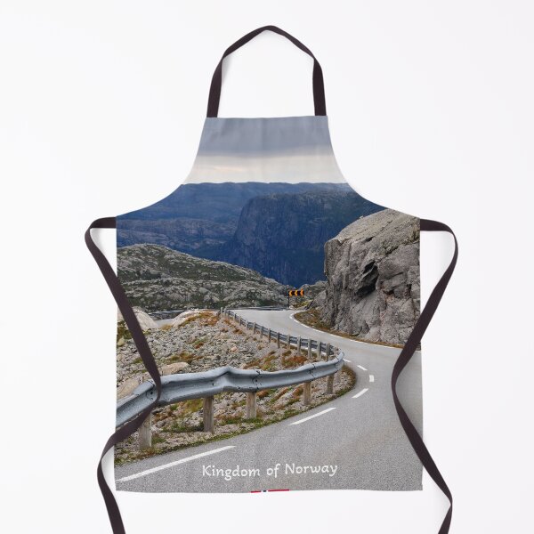 Item preview, Norwegian mountains, winding road - Original photography designed and sold by studio838.
