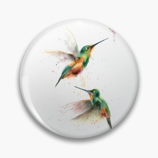 Item preview, Pair of Hummgingbirds designed and sold by PaintsPassion.