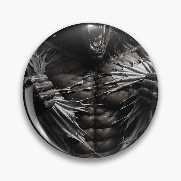 Item preview, Alpha Rage – Werewolf Ripping Shirt Dark Fantasy Design designed and sold by The Confluence.