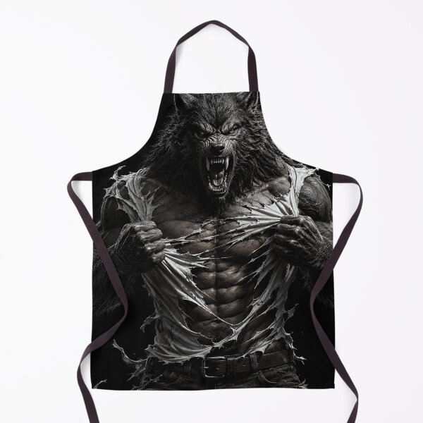 Item preview, Alpha Rage – Werewolf Ripping Shirt Dark Fantasy Design designed and sold by The Confluence.