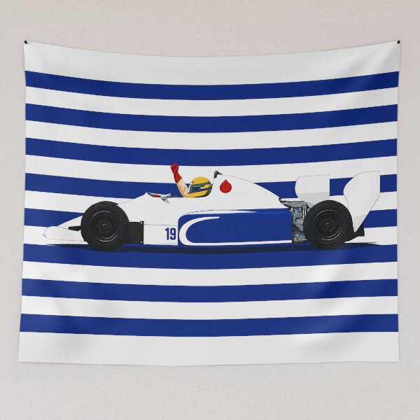 Item preview, Ayrton Senna 1984 TG184 F1 Car designed and sold by PitWallArt.
