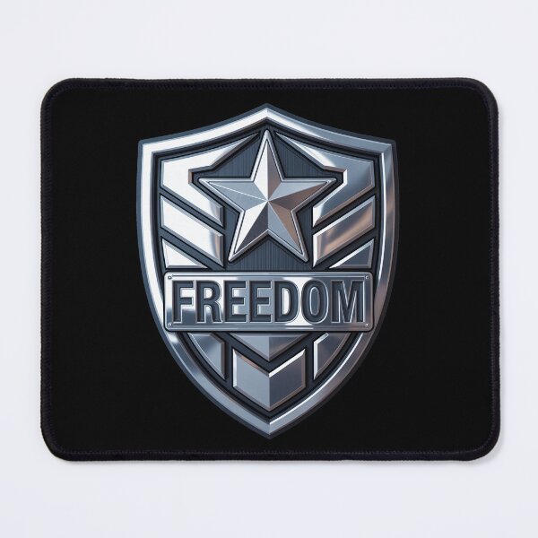 Item preview, Freedom Tactical Chrome Steel Shield Patriotic designed and sold by OldGloryForge.