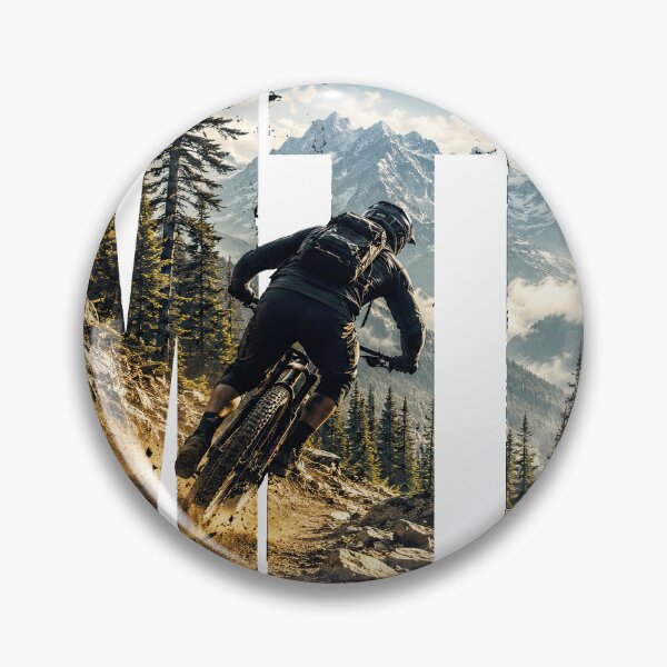 Item preview, MTB Rider Graphic Lettering Design designed and sold by BlaizerB.