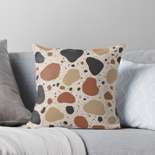 Item preview, Earthy Modern Terrazzo Abstract Stone Pattern designed and sold by TheDenimArt.