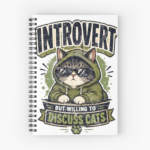Item preview, Introvert But Willing To Discuss Cats. designed and sold by Mr Lee.
