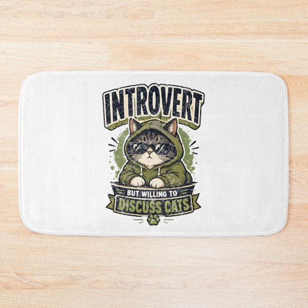 Item preview, Introvert But Willing To Discuss Cats. designed and sold by Mr Lee.