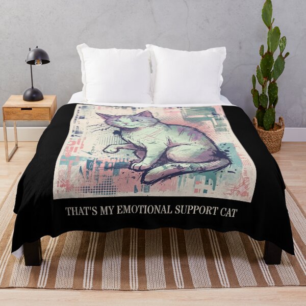 Item preview, That's My Emotional Support Cat designed and sold by The Quiet Thicket.