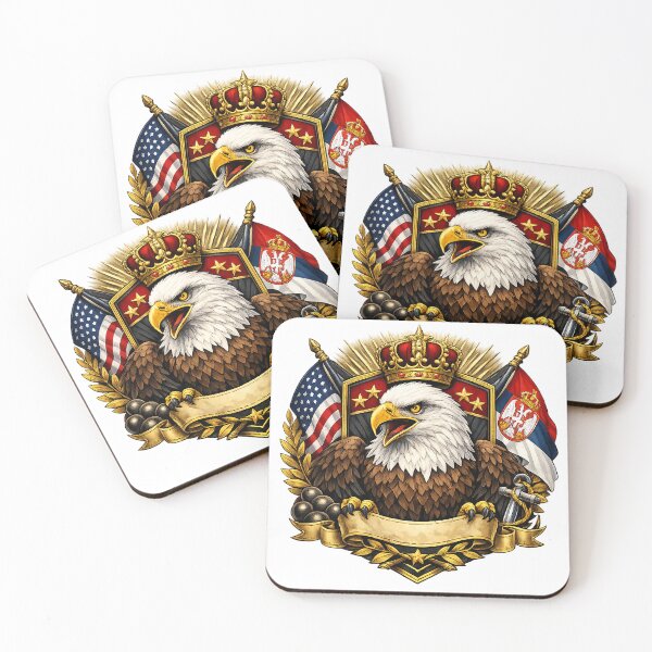 Item preview, Majestic Bald Eagle Heraldic Crest designed and sold by slikar.