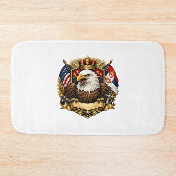 Item preview, Majestic Bald Eagle Heraldic Crest designed and sold by slikar.